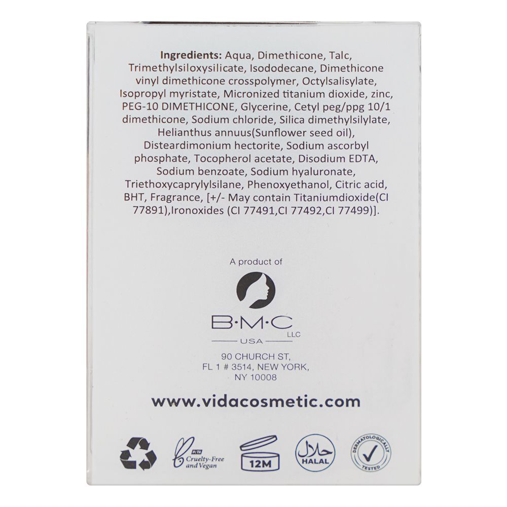 Vi'da New York Tinted Moisturizer with Vitamin C & Sunflower Oil, SPF 25, 20ml, 101 Light - Image 4