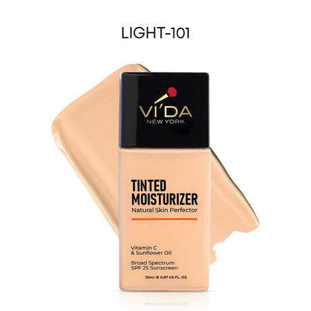 Vi'da New York Tinted Moisturizer with Vitamin C & Sunflower Oil, SPF 25, 20ml, 101 Light - Main Image