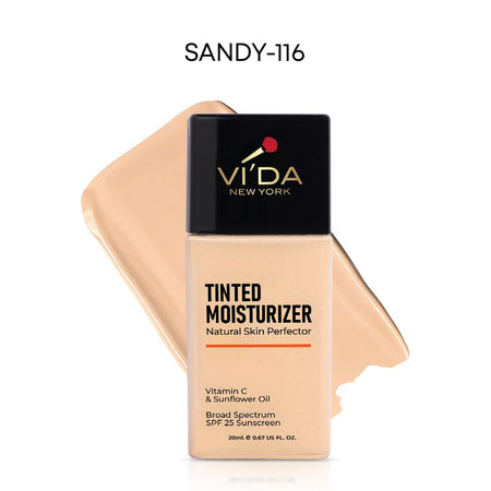Vi'da New York Tinted Moisturizer with Vitamin C & Sunflower Oil, SPF 25, 20ml, 116 Sandy - Main Image