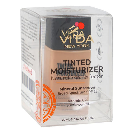 Vi'da New York Tinted Moisturizer with Vitamin C & Sunflower Oil, SPF 25, 20ml, 106 Neutral - Image 3