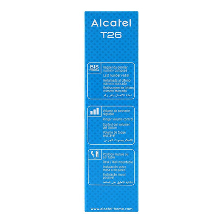Alcatel Corded Telephone, White, T26 EX - Image 5