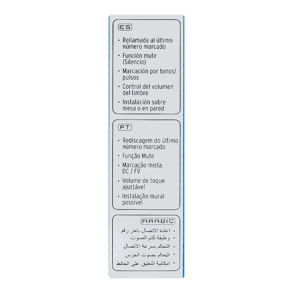 Alcatel Corded Telephone, White, T26 EX - Image 6