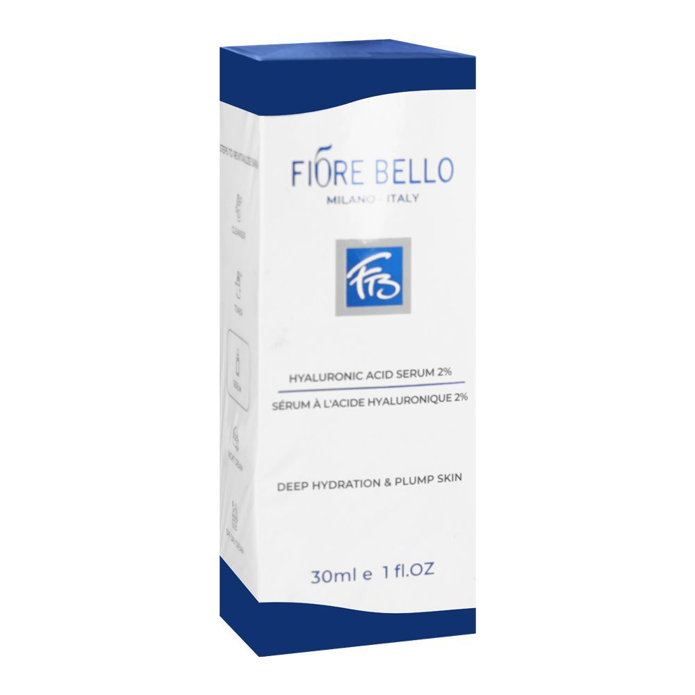 Fiore Bello Hyaluronic Acid 2% Serum, Hydrated & Plumpy Skin, 30ml - Main Image