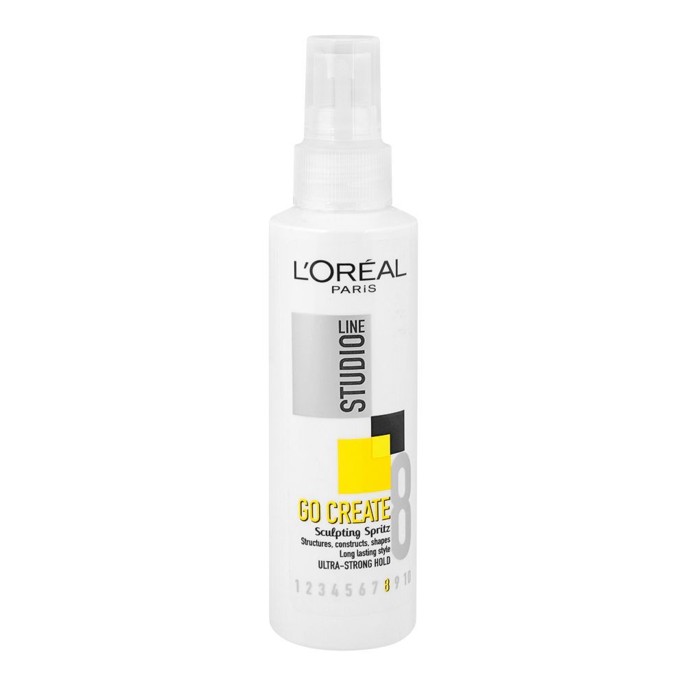 L'Oreal Studio Line Go Create Sculpting Hair Spritz, Ultra Strong Hold, 150ml - Main Image