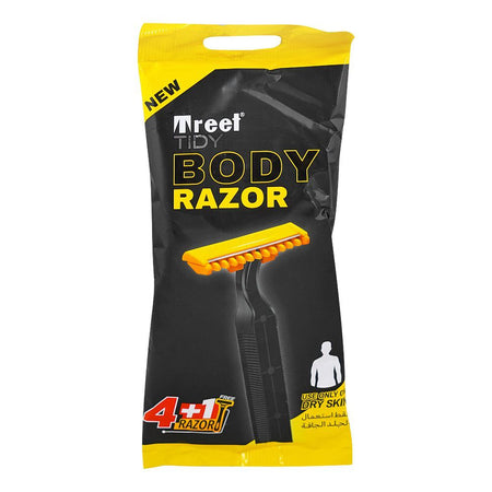 Treet Tidy Disposable Body Razors, 4+1-Pack - Main Image