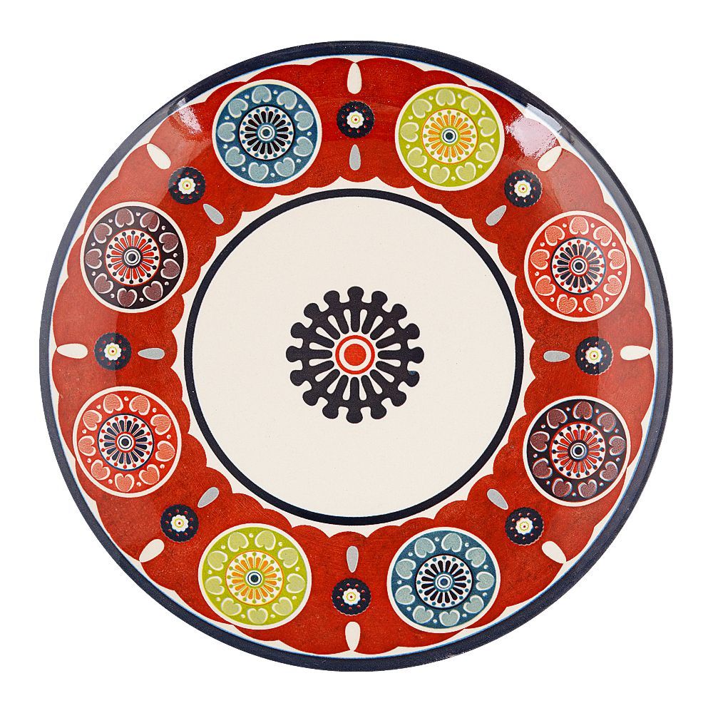 Claytan 10.6" Sumaya Maroon Dinner Plate, OC1610FS12003 - Image 2
