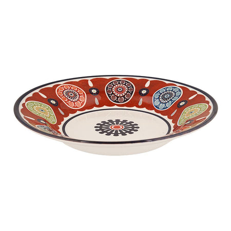 Claytan 9.1" Sumaya Maroon Soup Plate, OC1610FS9005 - Main Image