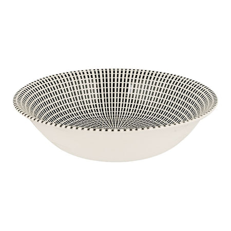 Claytan 9.2" Singapore Black Salad Bowl, OC1703LS9008 - Main Image