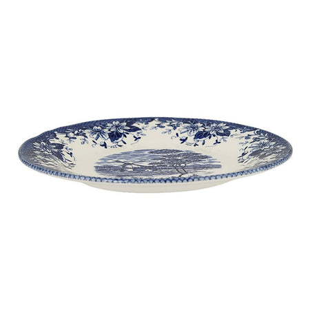 Claytan 8.1" Wind Mill Blue Salad Plate, OCX185BS3004 - Main Image
