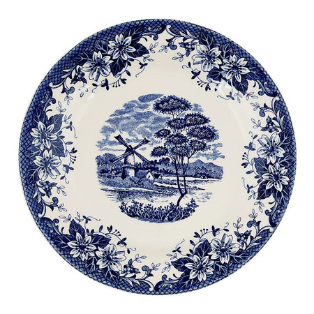 Claytan 9.2" Wind Mill Blue Soup Pasta Deep Bowl, OCX185BS3005 - Image 2