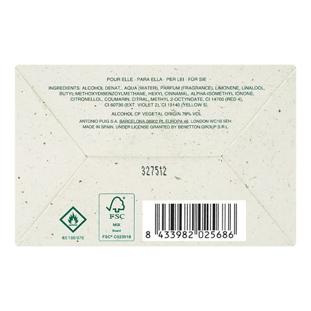 United Colors Of Benetton Green Amazonia, Eau de Toilette, For Women, 80ml - Image 4