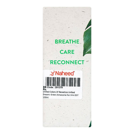 United Colors Of Benetton Green Amazonia, Eau de Toilette, For Men, 100ml - Image 3