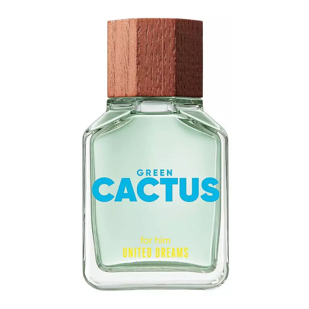 United Colors Of Benetton Green Cactus, Eau de Toilette, For Men, 100ml - Main Image