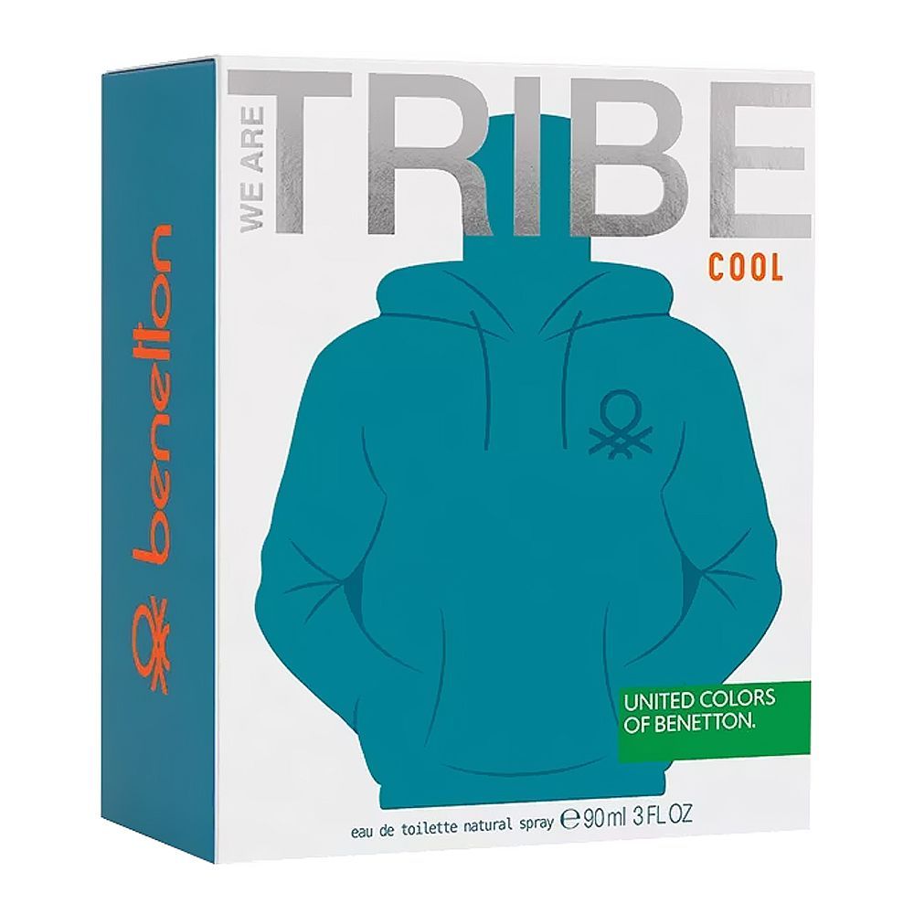 United Colors Of Benetton We Are Tribe Cool, Eau de Toilette, For Men, 90ml - Image 2