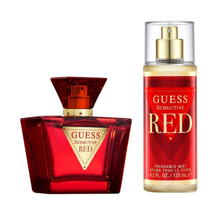 Guess Seductive Red Gift Set: Eau de Toilette 75ml + Fragrance Mist 125ml, For Women, 2-Pack - Main Image