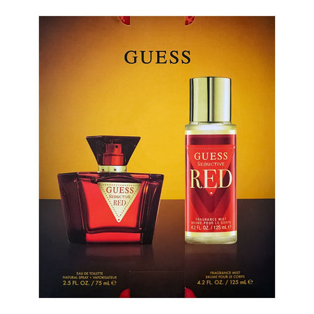 Guess Seductive Red Gift Set: Eau de Toilette 75ml + Fragrance Mist 125ml, For Women, 2-Pack - Image 3