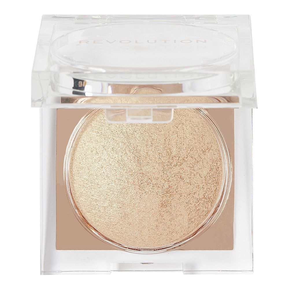 Makeup Revolution Beam Bright Silk Touch Highlighter, 2.45g, Bronze Baddie - Main Image