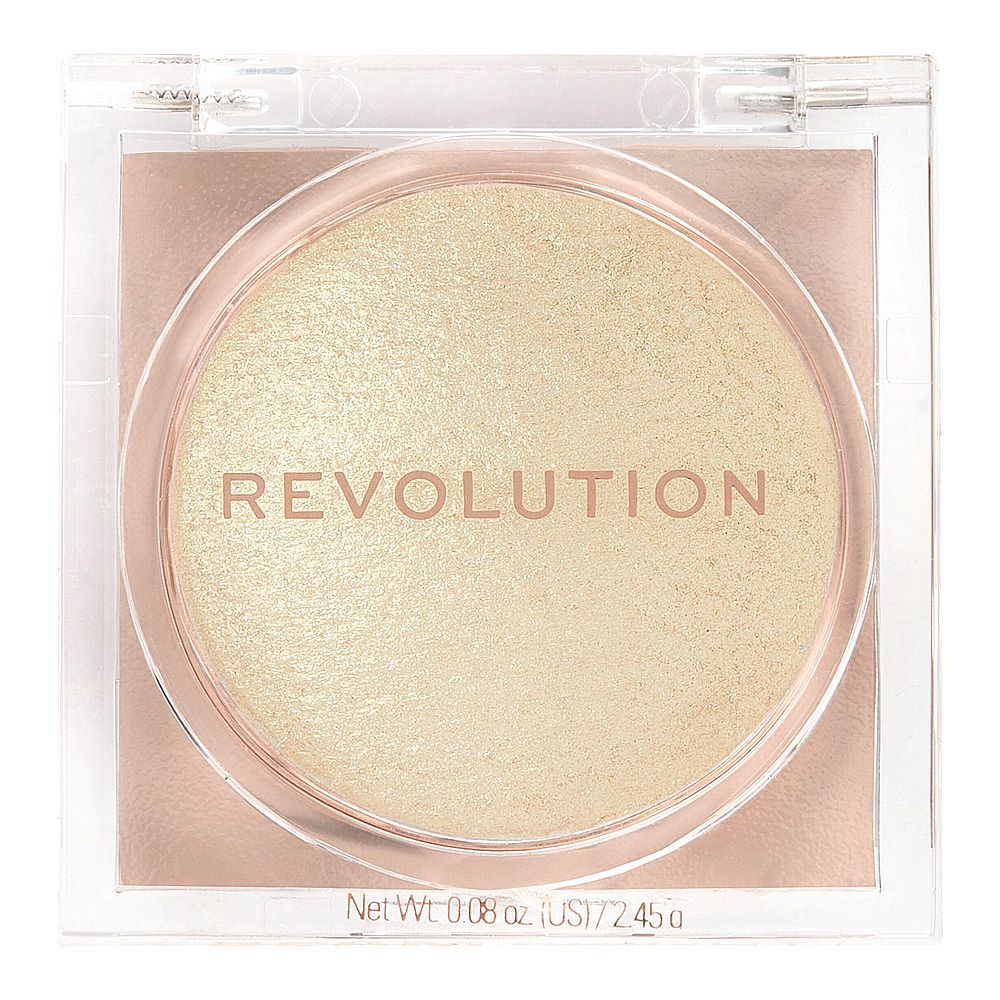 Makeup Revolution Beam Bright Silk Touch Highlighter, 2.45g, Golden Gal - Image 2