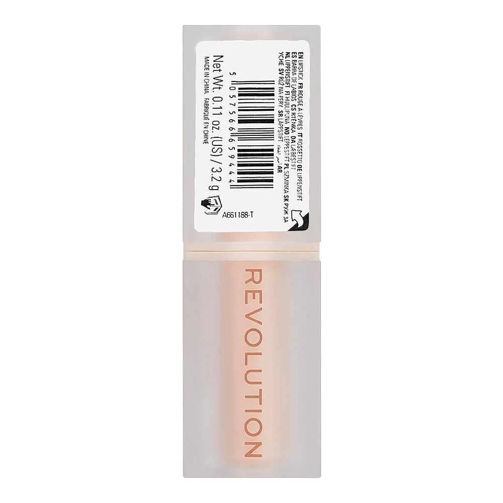 Makeup Revolution Lip Allure Satin Lipstick, 3.2g, Chauffeur Nude - Image 2