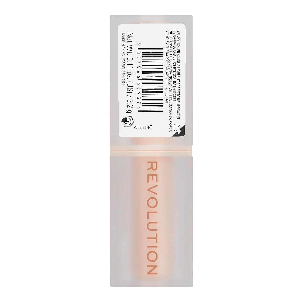 Makeup Revolution Lip Allure Satin Lipstick, 3.2g, Queen Pink - Image 2