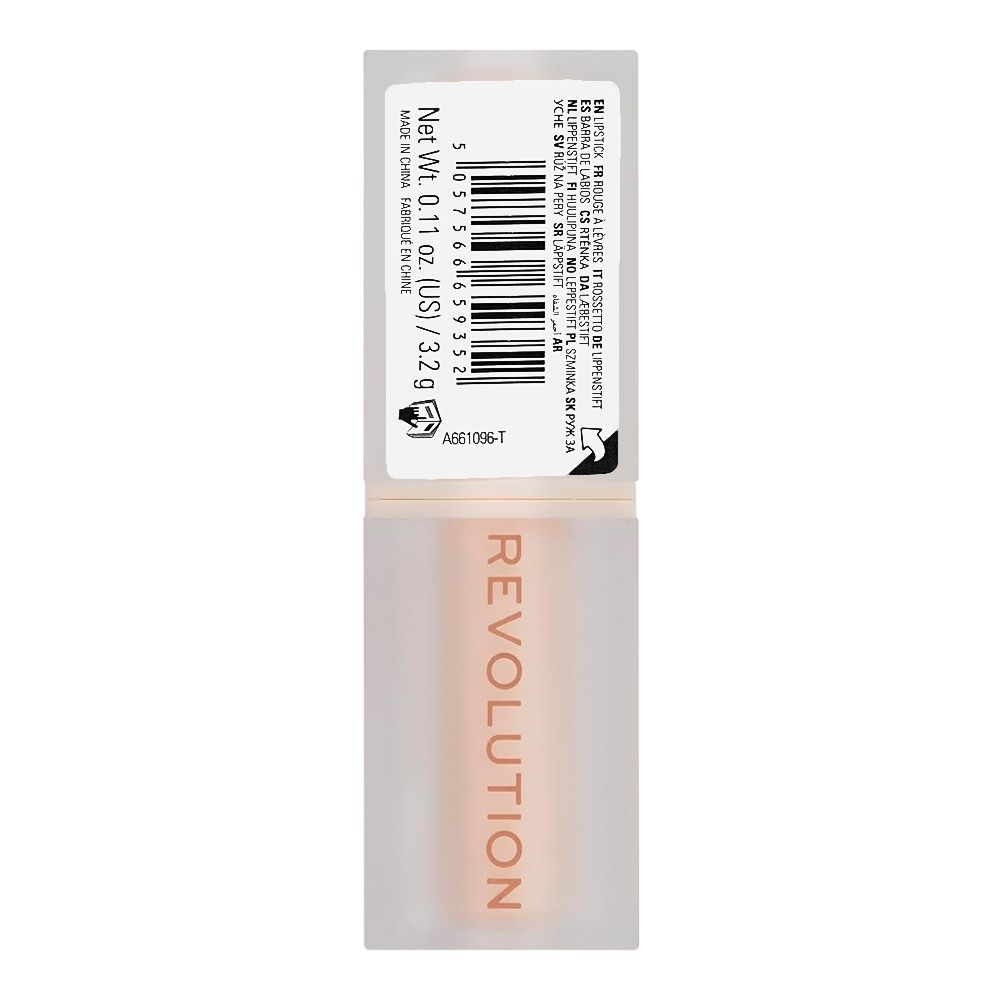 Makeup Revolution Lip Allure Satin Lipstick, 3.2g, Brunch Pink Nude - Image 2