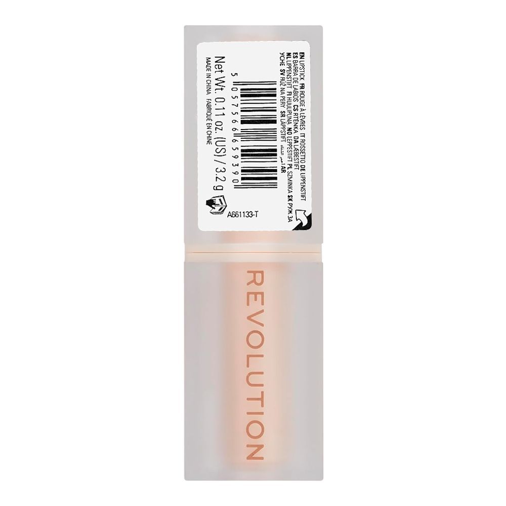 Makeup Revolution Lip Allure Satin Lipstick, 3.2g, Material Girl Wine - Image 2