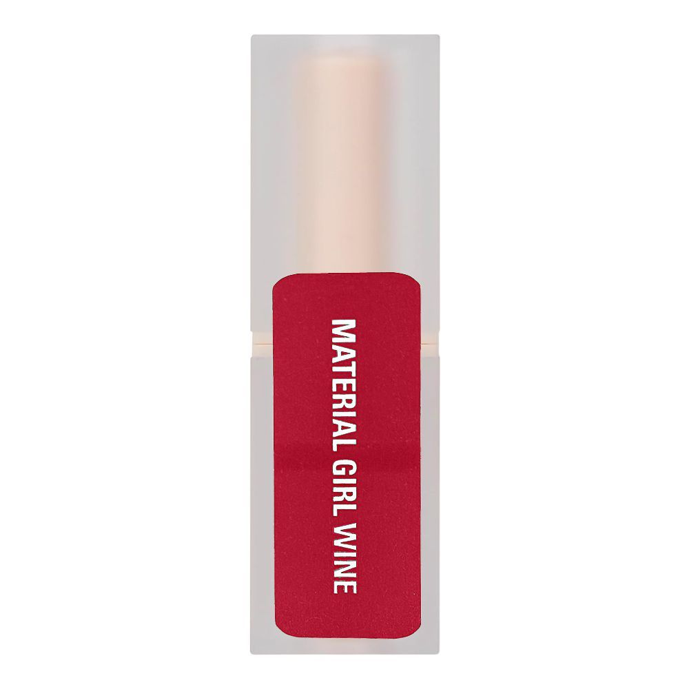 Makeup Revolution Lip Allure Satin Lipstick, 3.2g, Material Girl Wine - Image 3