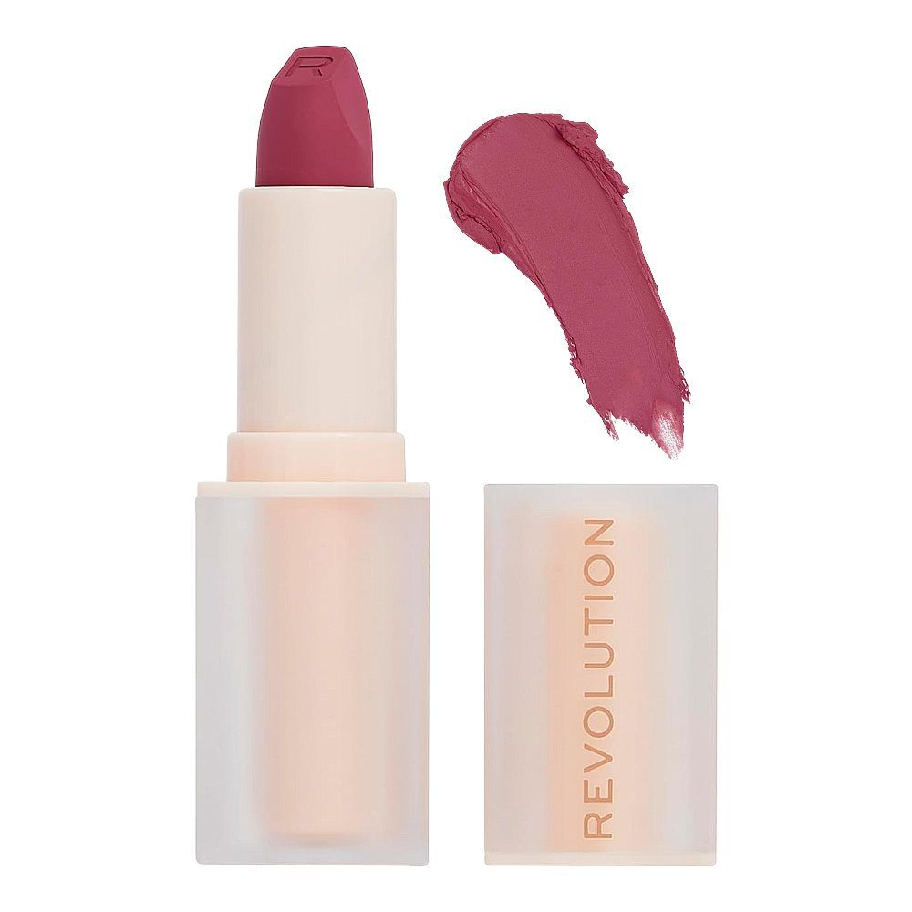 Makeup Revolution Lip Allure Satin Lipstick, 3.2g, Berry Boss - Main Image
