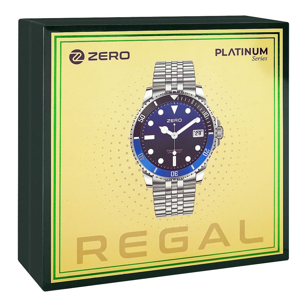 Zero 1.19" Amoled HD Display Platinum Series Regal Smart Watch, IP67 Water Resistant, Aqua Silver - Image 3