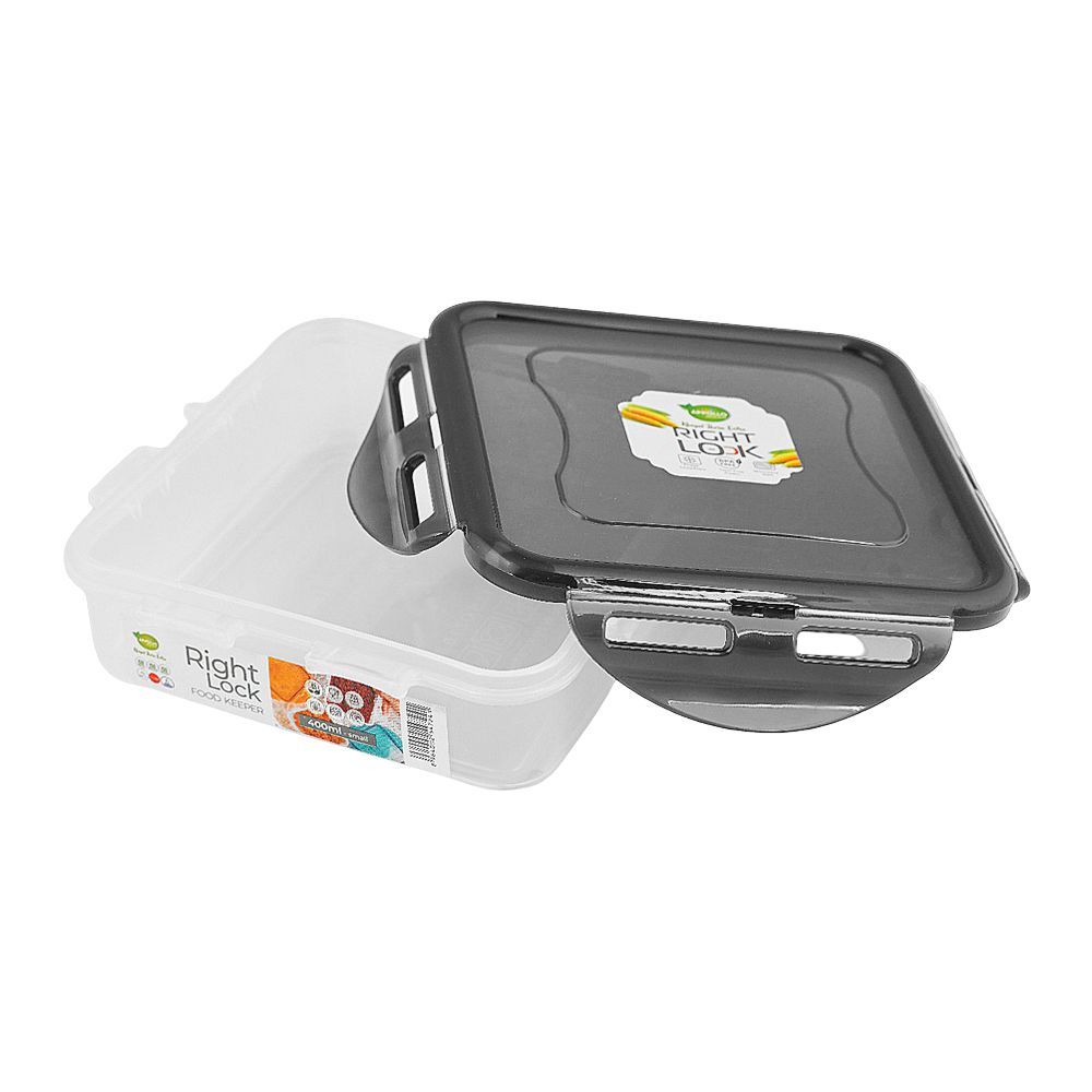 Appollo Right Lock Food Keeper, Small, Black - Image 4