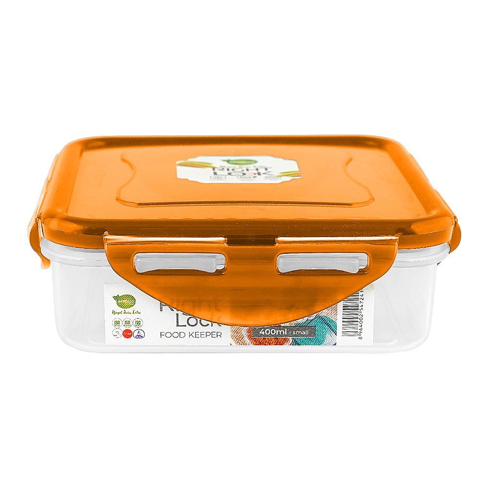 Appollo Right Lock Food Keeper, Small, Orange - Image 2