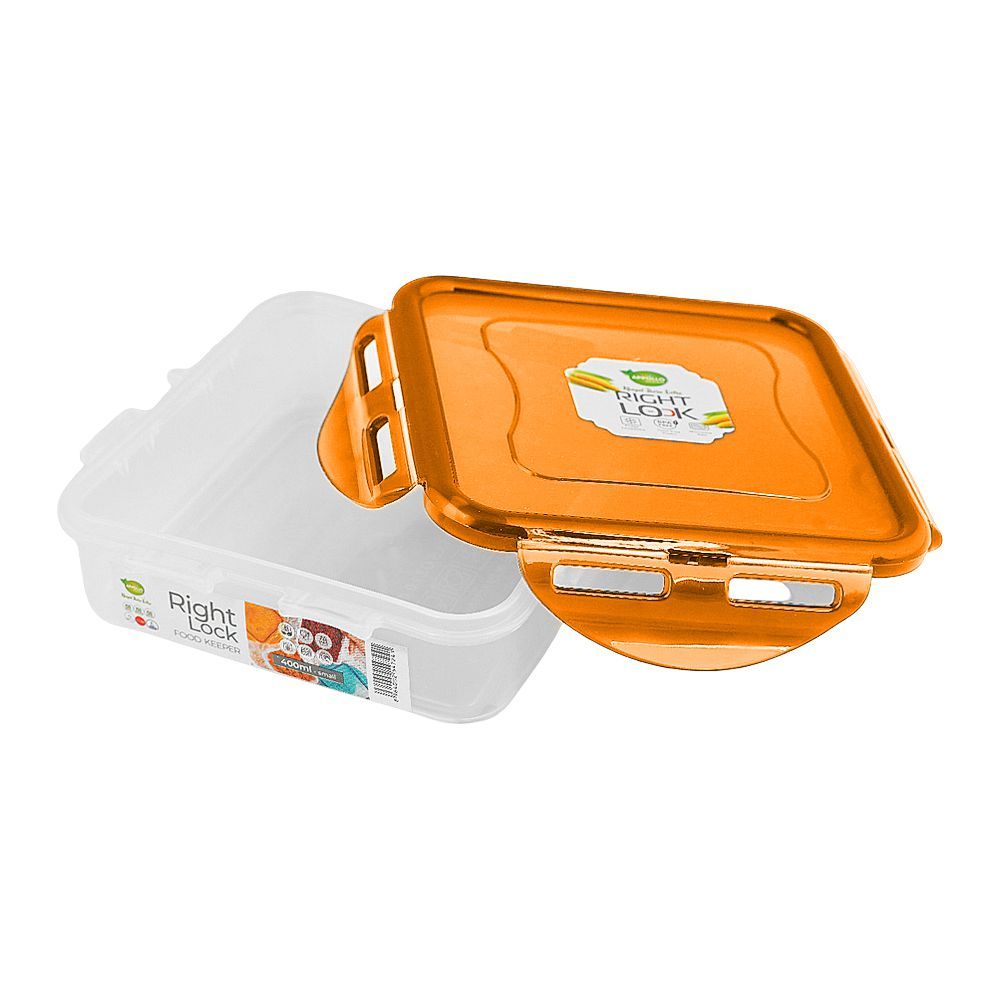 Appollo Right Lock Food Keeper, Small, Orange - Image 4