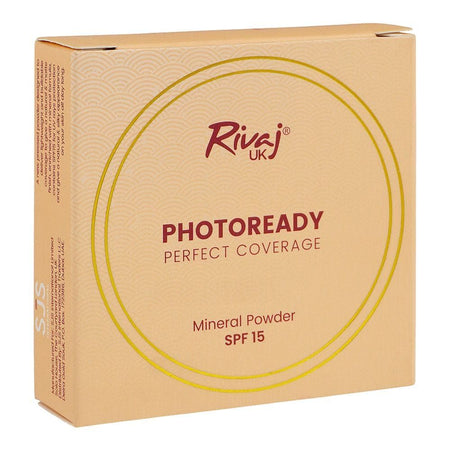 Rivaj UK Photo ready Perfect Coverage Mineral Powder, SPF 15, 10g, No. 8 - Image 2