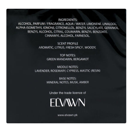 El'Vawn Syfer, Eau de Parfum, For Men, 90ml - Image 2