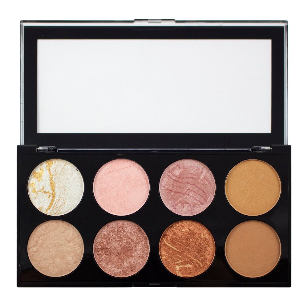 Makeup Revolution Golden Sugar Blush Palette, 8 Shades - Main Image