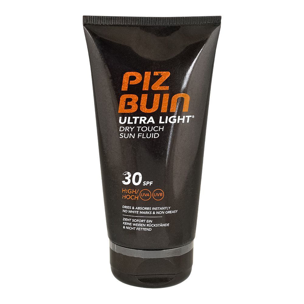 Piz Buin Ultra Light Dry Touch Sun Fluid Sunscreen, SPF30, UVA & UVB Protection, 150ml - Main Image