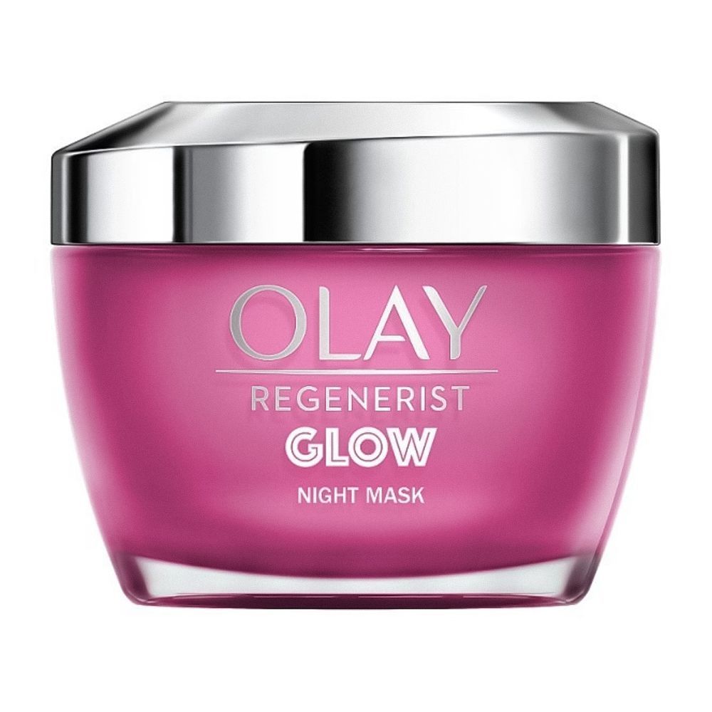 Olay Regenerist Glow Overnight Mask with Vitamin B3 & Peptides, 50ml - Main Image
