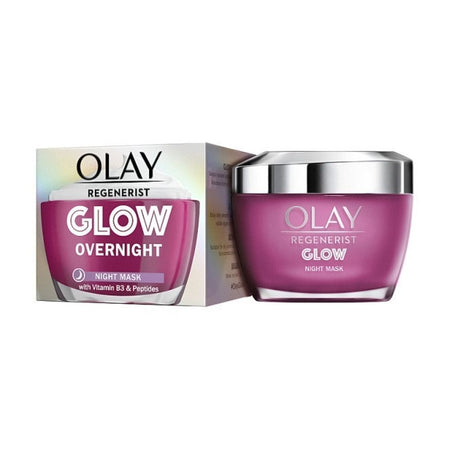Olay Regenerist Glow Overnight Mask with Vitamin B3 & Peptides, 50ml - Image 2