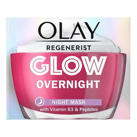 Olay Regenerist Glow Overnight Mask with Vitamin B3 & Peptides, 50ml - Image 3