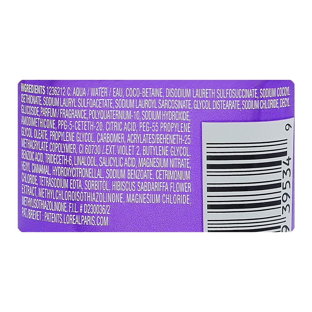 L'oreal Paris Ever Pure Sulfate & Paraben Free Purple Pigment Shampoo, For Dry, Damaged, Bleached hair, 200ml - Image 3