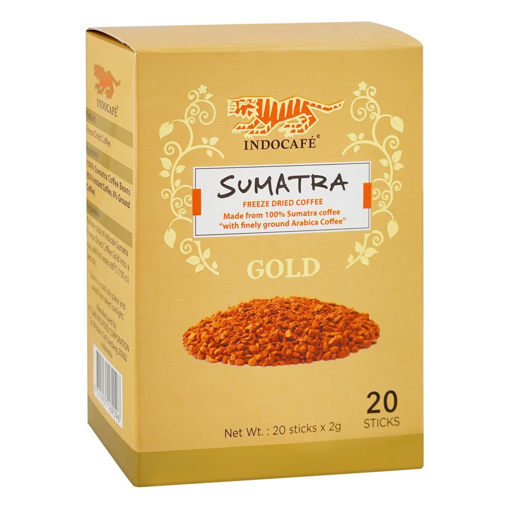 Indocafe Sumatra Gold Coffee Sticks, 20-Pack - Main Image