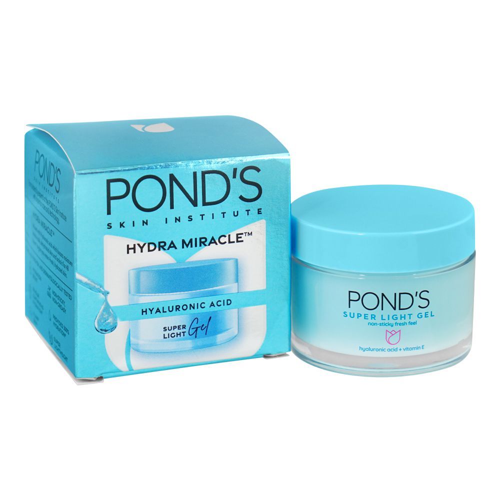 Pond's Hydra Miracle Hyaluronic Acid Super Light Gel, Face Moisturizer, 50g - Main Image