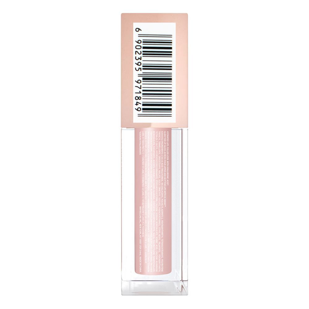 Maybelline New York Lifter Gloss - Hydrating & Shiny Lip Gloss with Hyaluronic Acid, 5.4ml, 002 Ice - Image 2