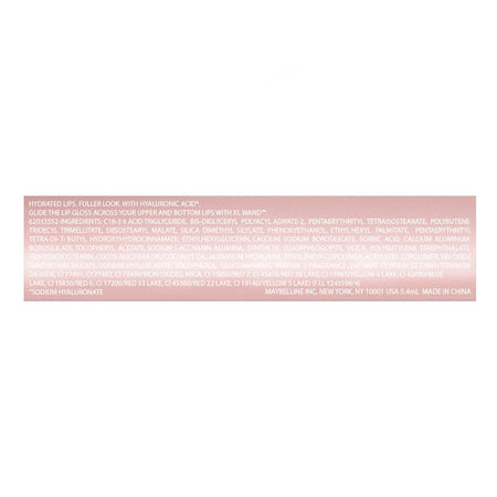 Maybelline New York Lifter Gloss - Hydrating & Shiny Lip Gloss with Hyaluronic Acid, 5.4ml, 002 Ice - Image 3