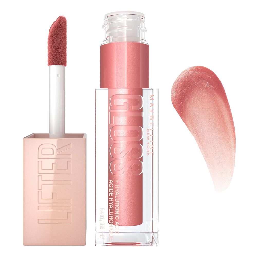 Maybelline New York Lifter Gloss - Hydrating & Shiny Lip Gloss with Hyaluronic Acid, 5.4ml, 003 Moon - Main Image