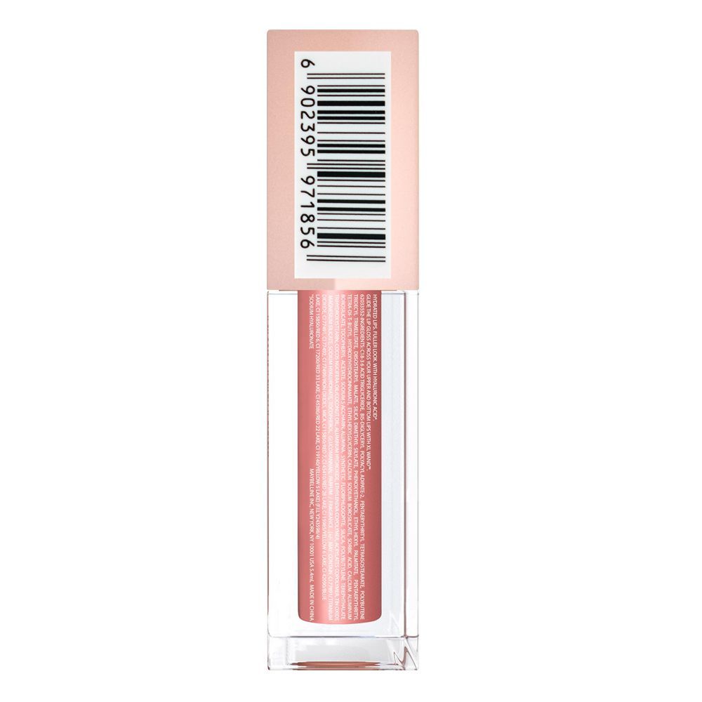 Maybelline New York Lifter Gloss - Hydrating & Shiny Lip Gloss with Hyaluronic Acid, 5.4ml, 003 Moon - Image 2