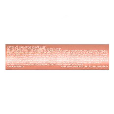 Maybelline New York Lifter Gloss - Hydrating & Shiny Lip Gloss with Hyaluronic Acid, 5.4ml, 007 Amber - Image 3