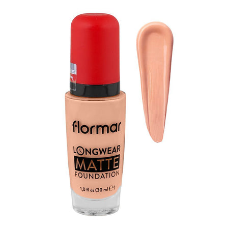 Flormar Longware Matte Liquid Foundation, 30ml, 20 Light Ivory - Main Image