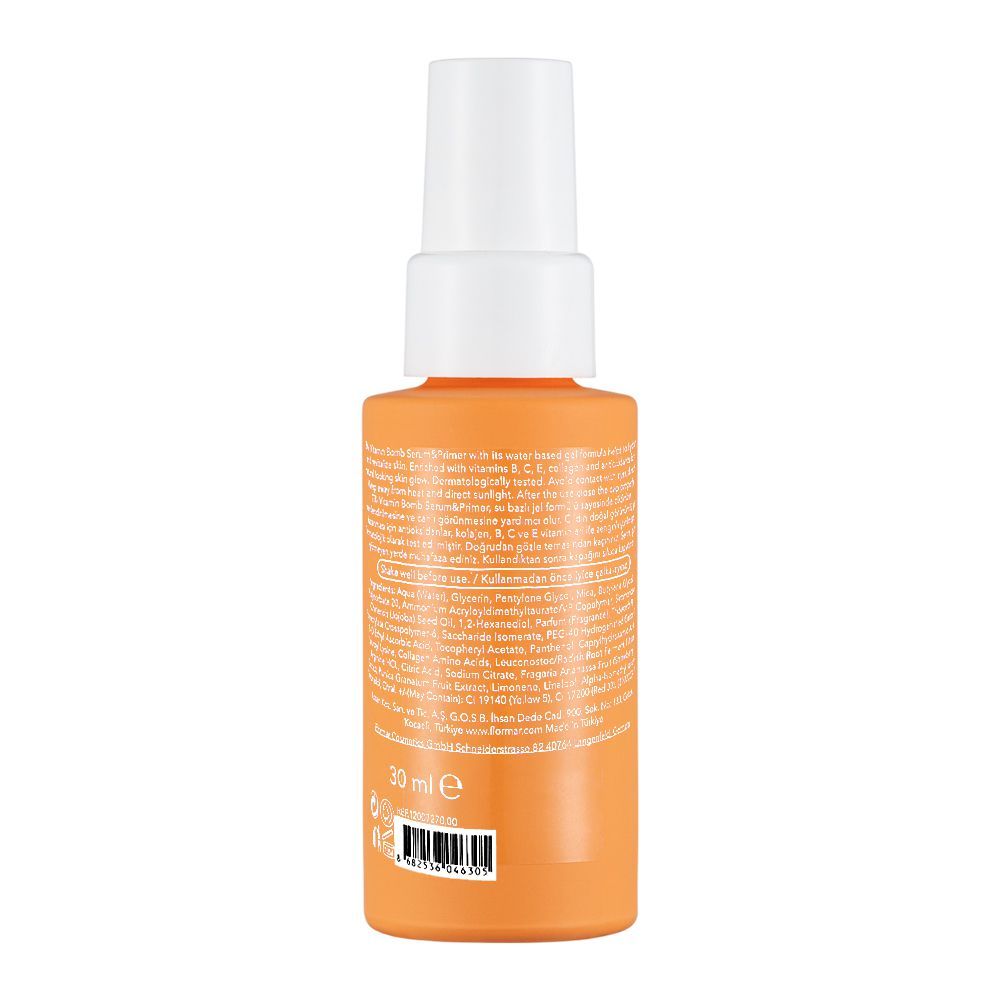 Flormar Vitamin Bomb Face Serum & Primer, 30ml - Image 2