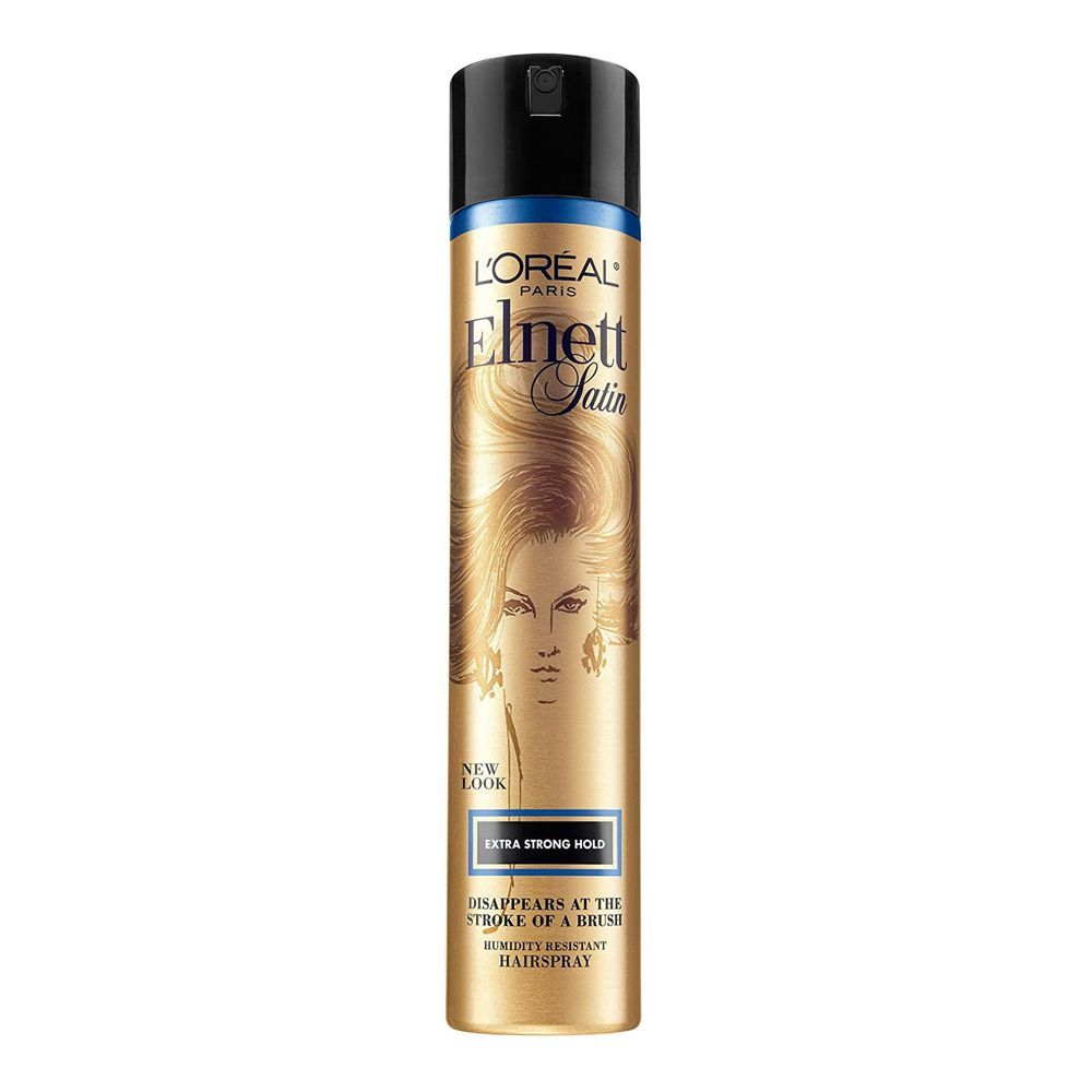 L'oreal Paris Elnett Satin Hair Spray, Extra Strong Hold, 312g - Main Image